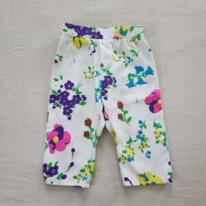 Vintage Multicolored Floral Pants 6-9 months